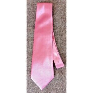 Tie 70s 80s 90s Y2K Mens St Patrick Pink 4 Wide 60 Long